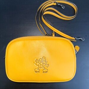 Mickey Coach Yellow Crossbody Bag